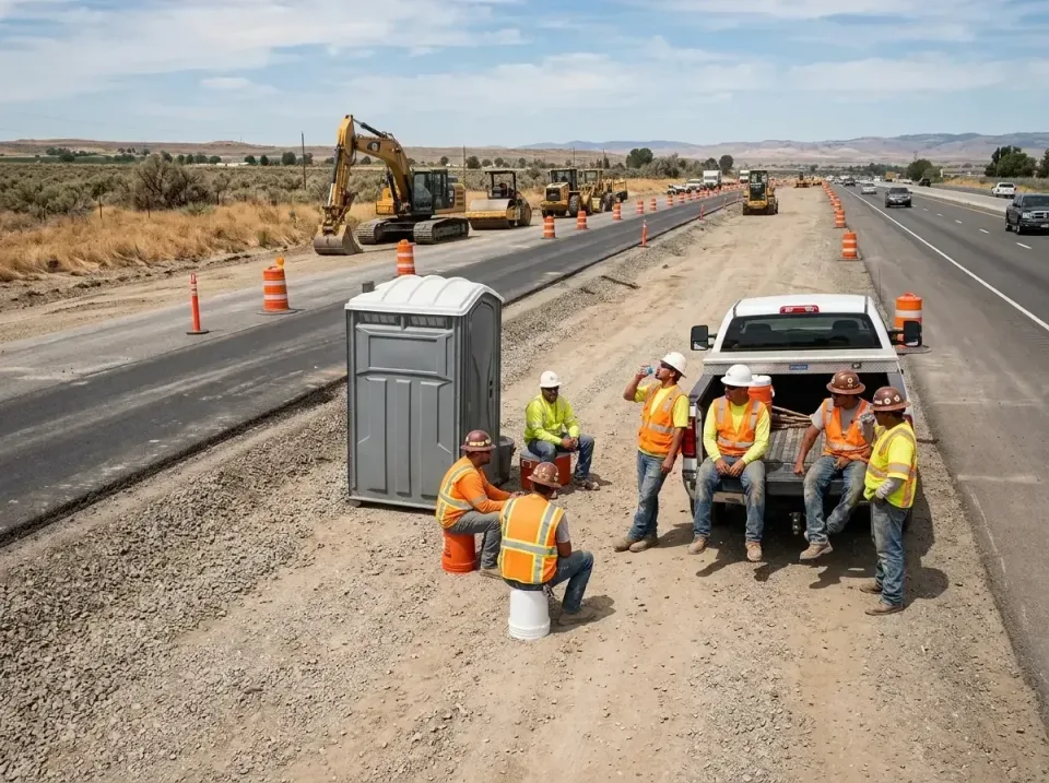 highway-road-construction-crew-007 — frequently asked questions, Porta Potty and Restroom Rentals in Trenton, TN